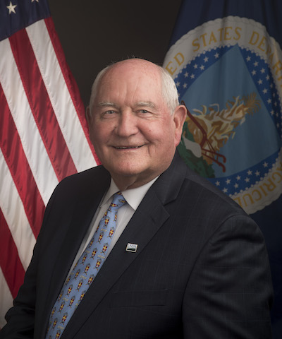 Sonny Perdue, US Secretary of Agriculture