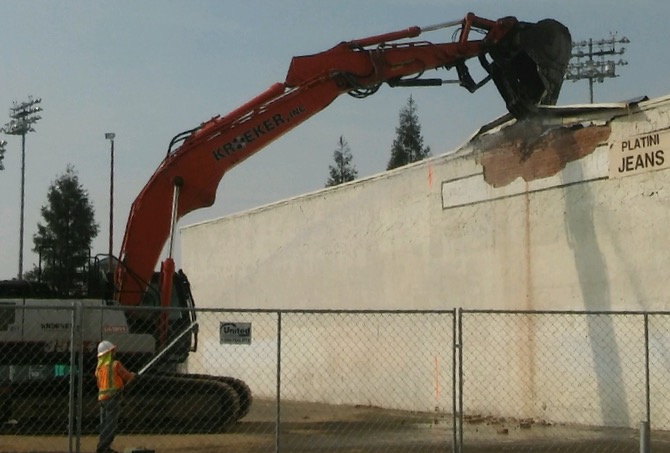 south stadium demo