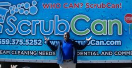 man in front of a truck