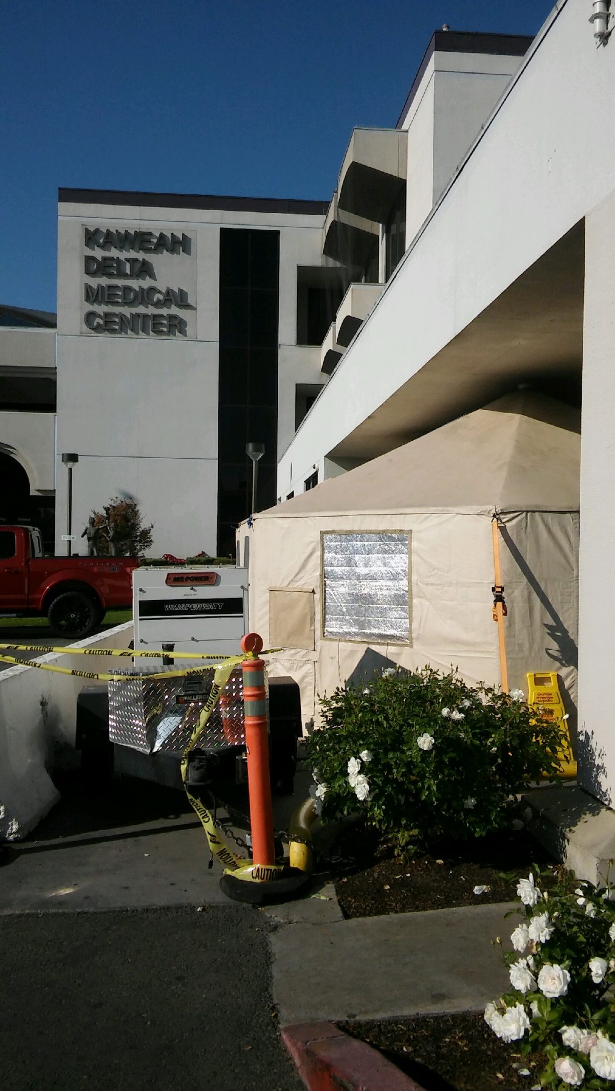 hospital tent