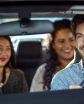 people in a car