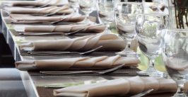 luxury dining place setting