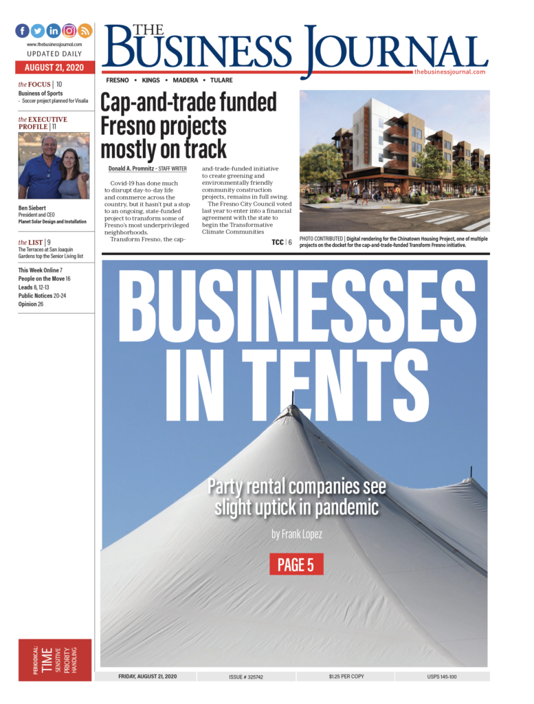 The Business Journal 8/21/20 The Business Journal