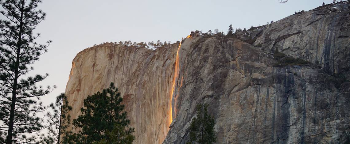 Yosemite firefall