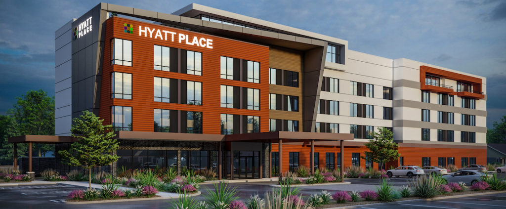 Hyatt Place Clovis rendering