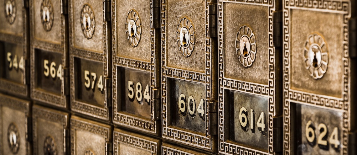 safety deposit box