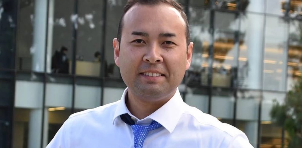 man smiling