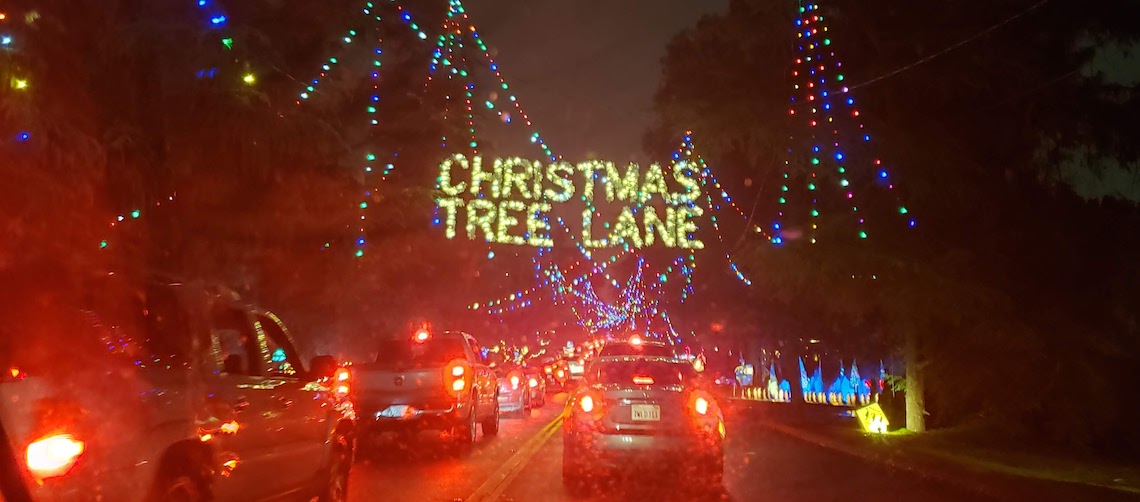 christmas tree lane