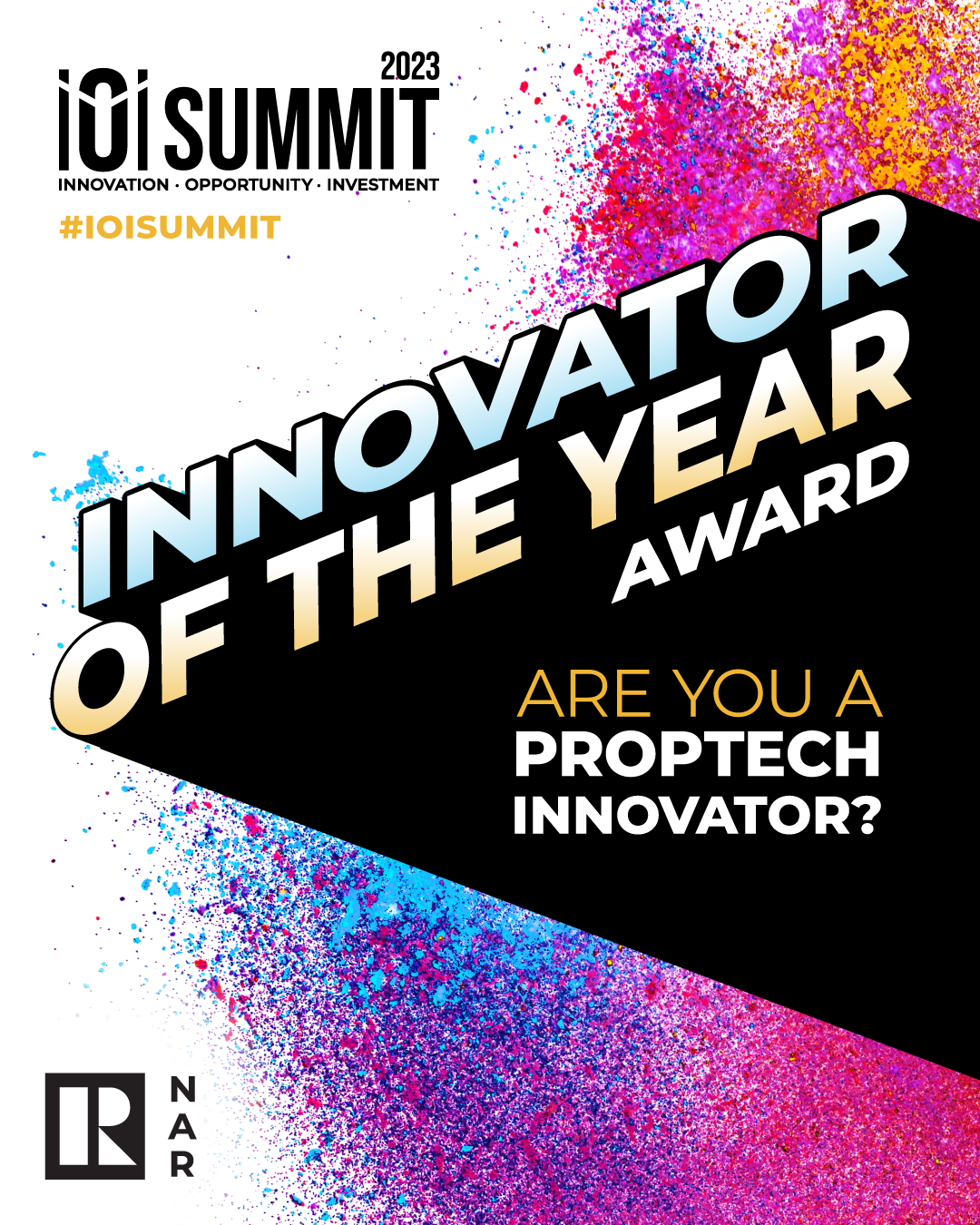 innovator of the year award flyer