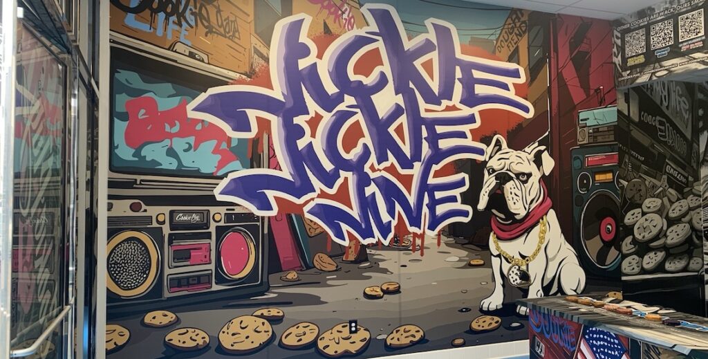 mural with nickle nickle nine