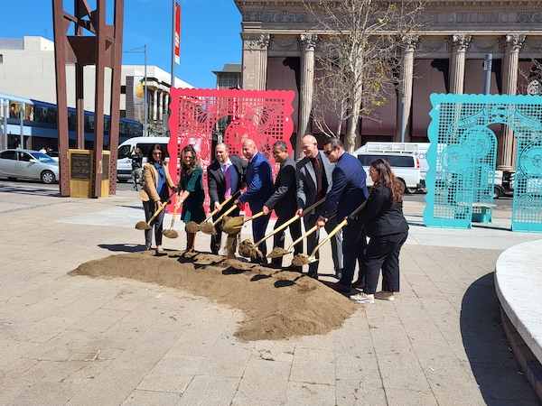 break ground