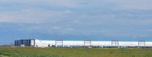 warehouse in distance