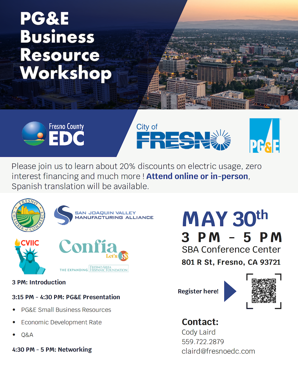 pg&e workshop flyer