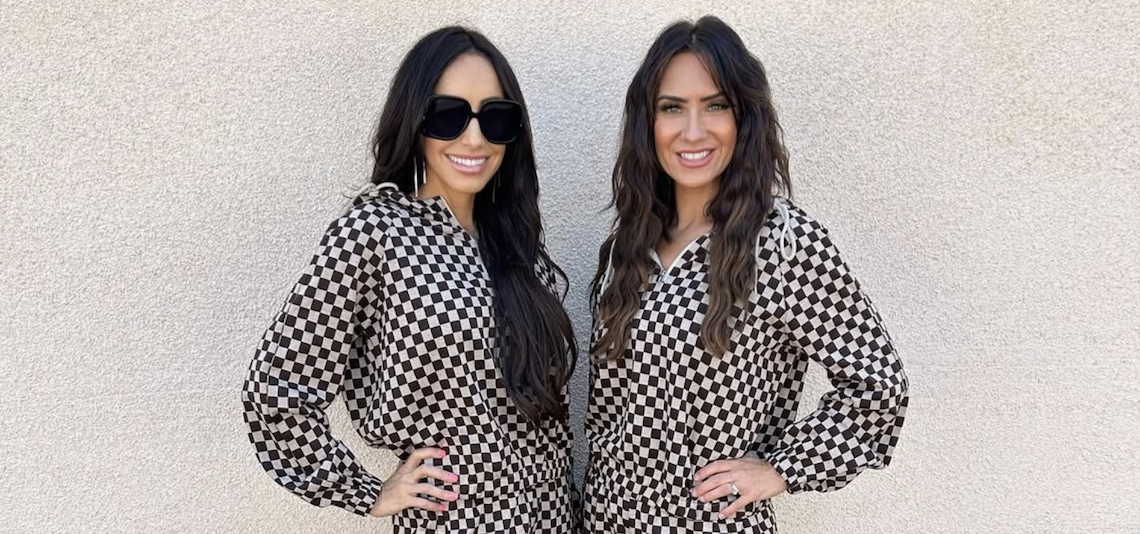 two women posing