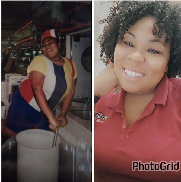 woman smiling in time lapse photos