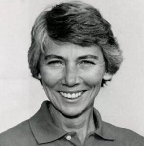 Woman smiling