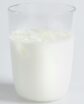 milk in a glass