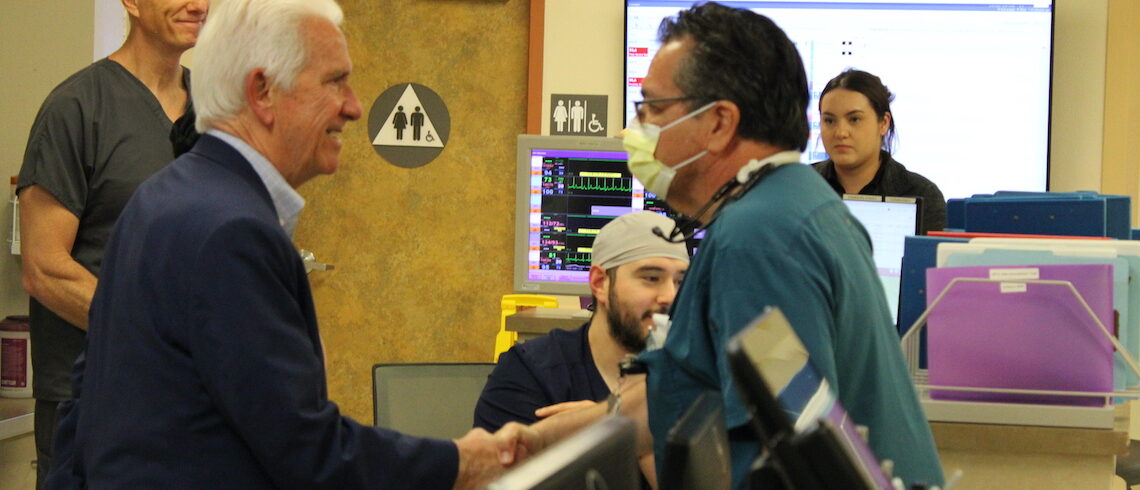 two men shaking hands