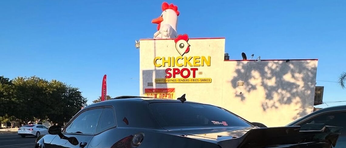 chicken spot sign