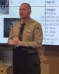 sheriff at a podium