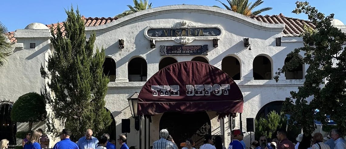 an historic train depot