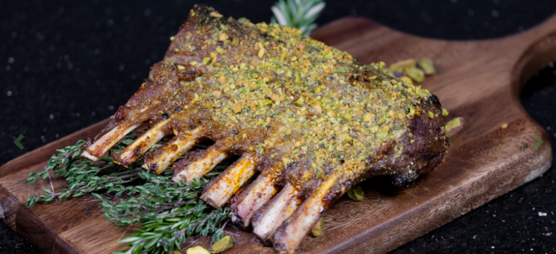 pistachio crusted ribs