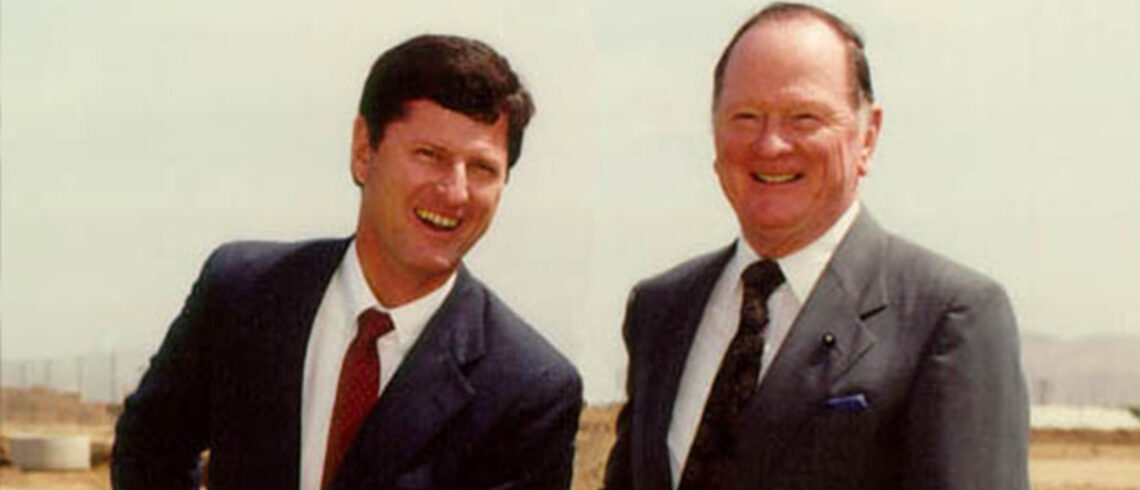 men smiling