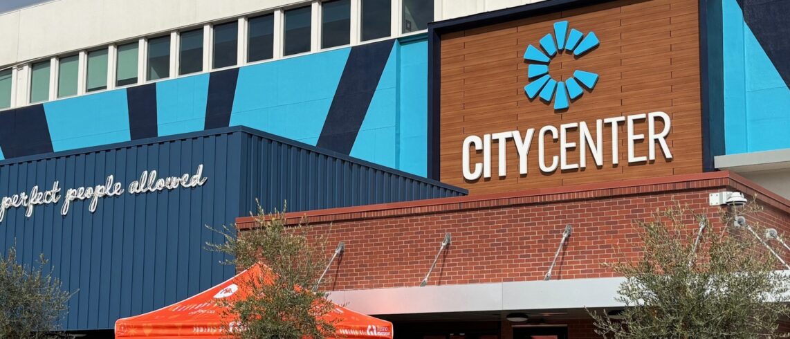 City Center is located at 2025 E. Dakota Ave., in Fresno and is home to multiple nonprofits assisting people and families in crisis. Photo by Ben Hensley