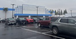 a former office depot building that is now a car lot