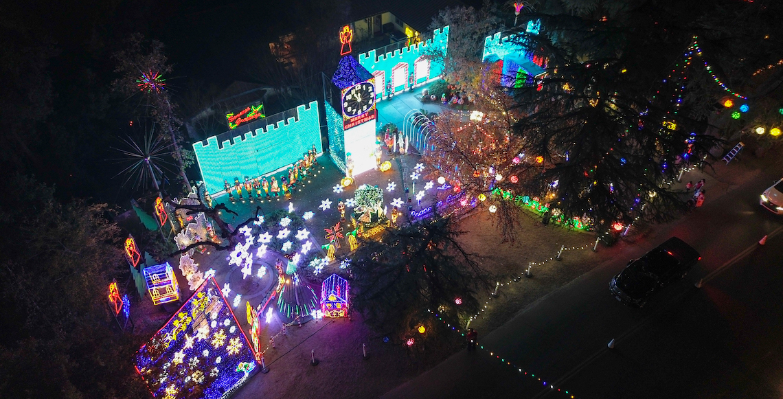 How one local business owner built Christmas Tree Lane’s most elaborate showcase