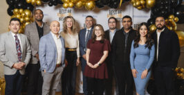 group shout of people