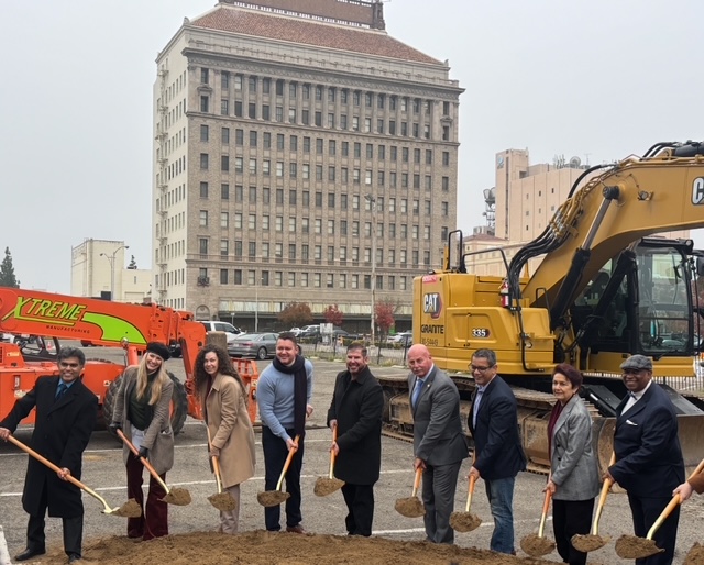 parking garage groundbreaking