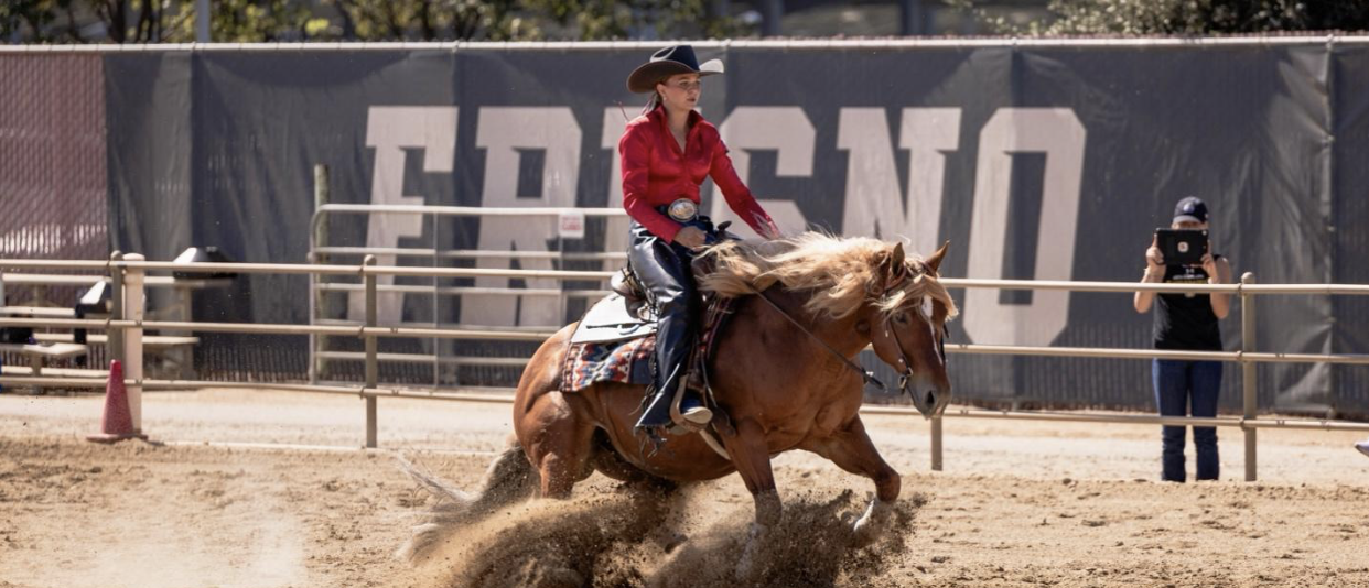 Fresno State equestrian Brogan Hill chases top honors at Denver stock show