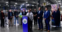 people at a news conference