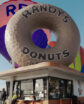 randy's donuts clovis with hot air balloons