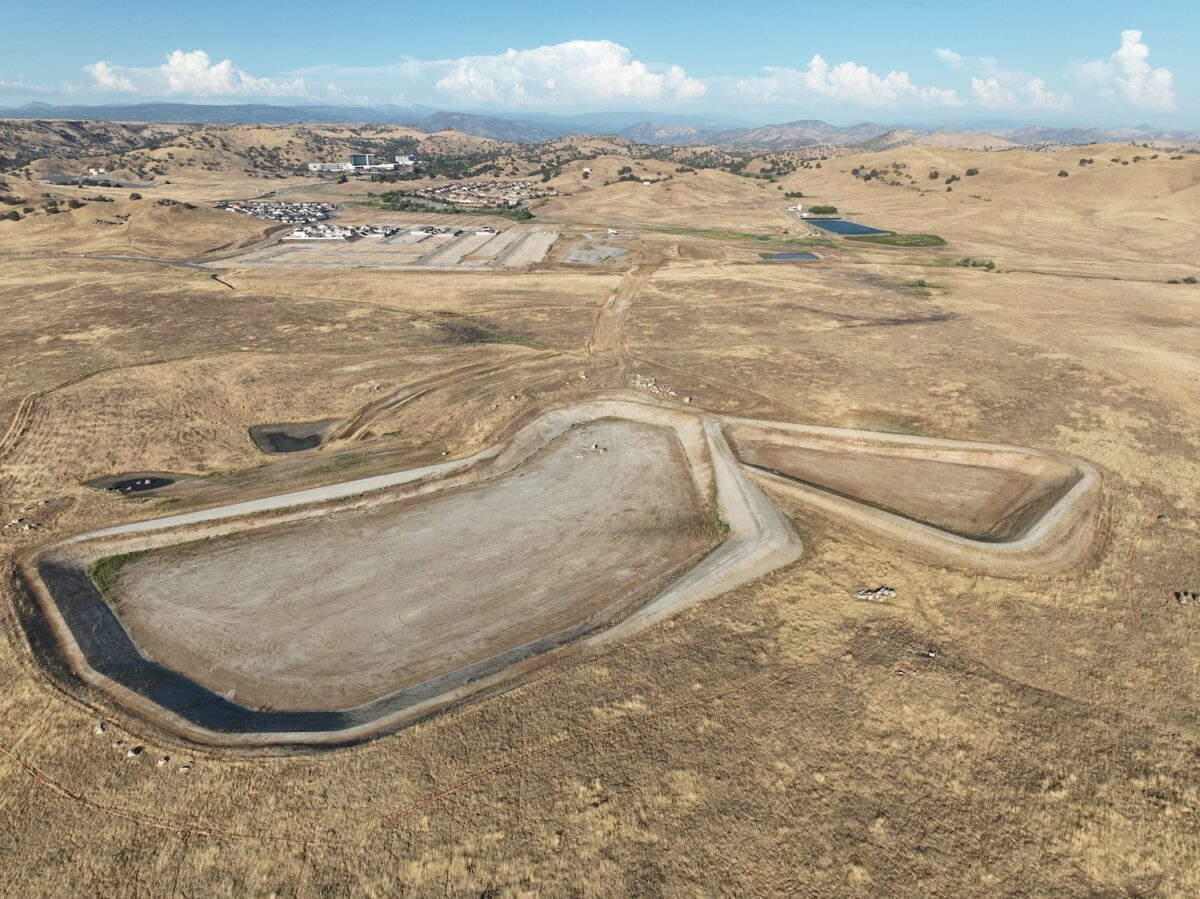 long expanse of space