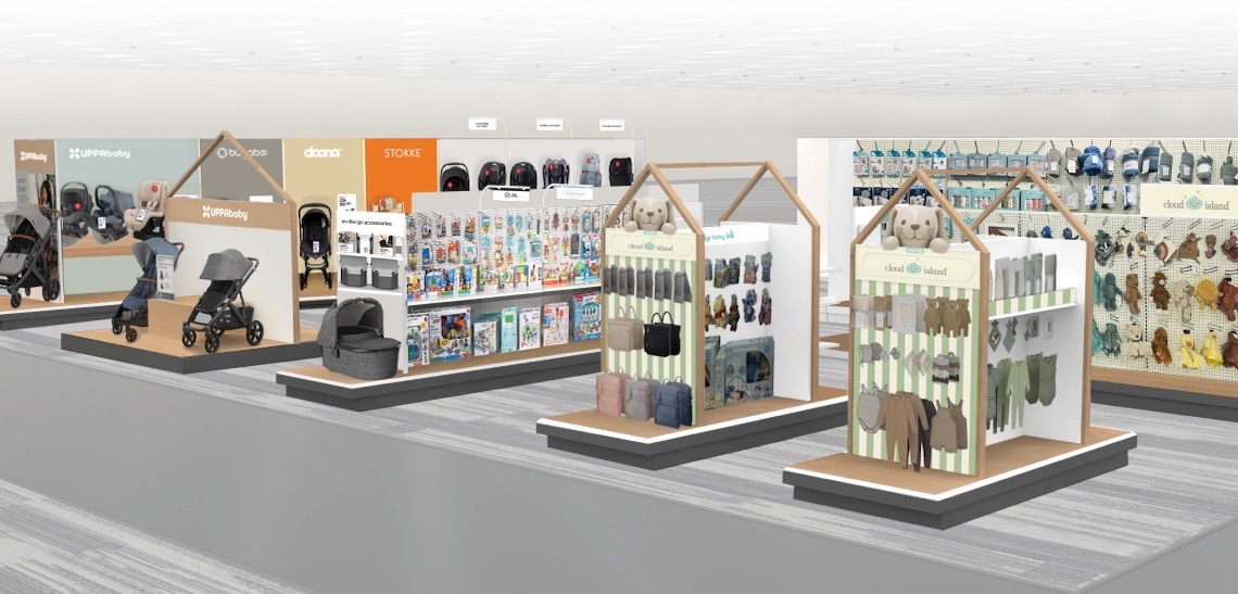 baby boutique retail rendering