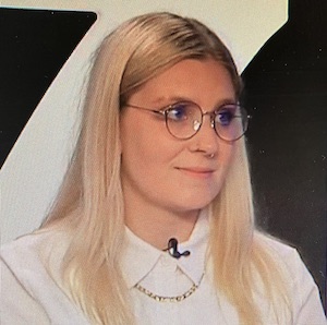 woman on tv