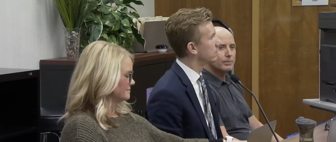 people sitting in court