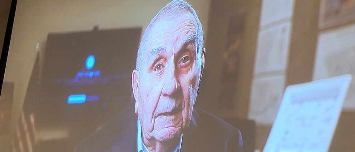 man in a video screen shot