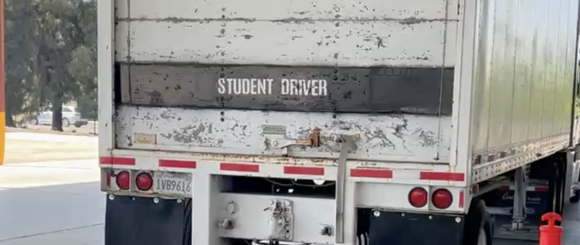 student driver truck