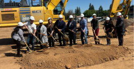 City officials at groundbreaking.