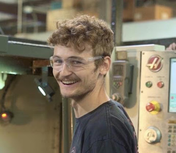 man in a machine shop