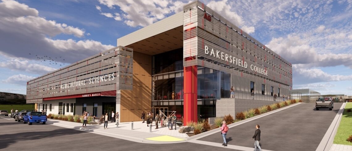 rendering of an educational building