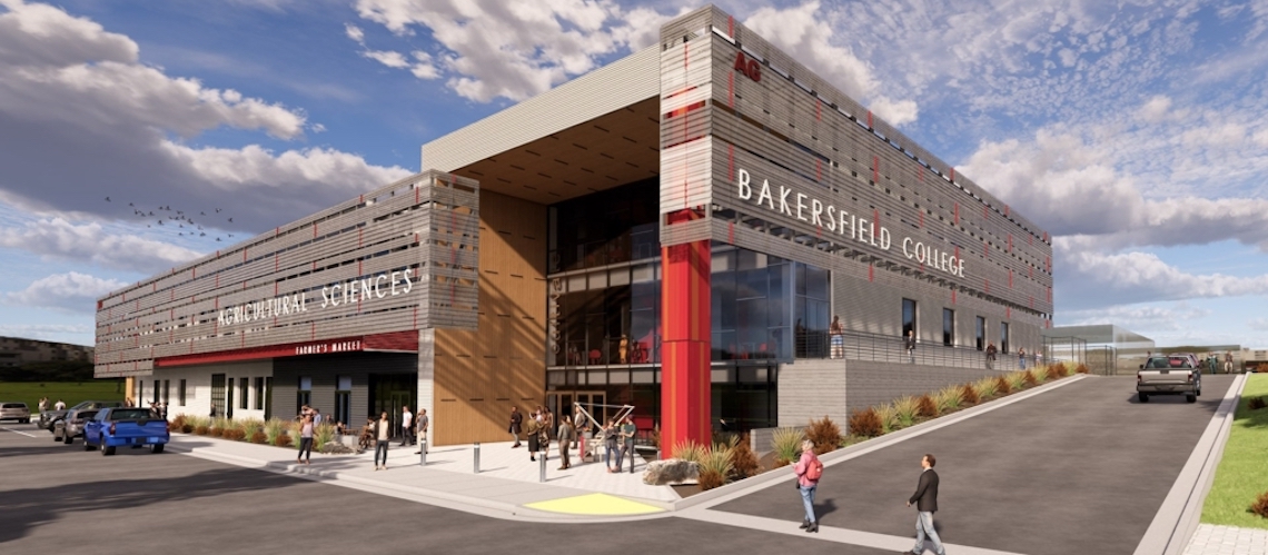 rendering of an educational building