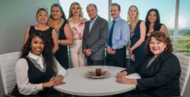 group of people in an office