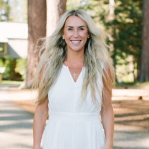 woman smiling