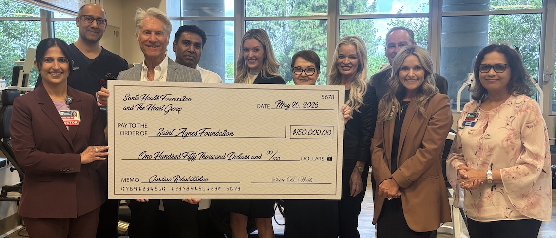 Record $150K donation to boost Saint Agnes Fresno cardiac rehab