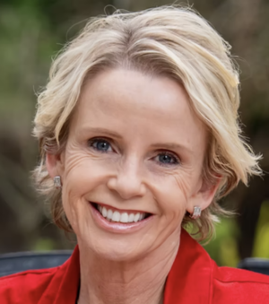 woman smiling