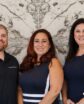 From left, Jon Martinho, commercial estimator; Bryce Martinho, director of commercial operations; Teresa Inglehart, COO & director of residential operations; Debbi Barton, marketing & payroll manager; and Sam Bruce, CEO & president.